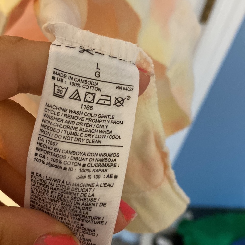 Old Navy womens tie die dress; ; size large - Picture 5 of 5